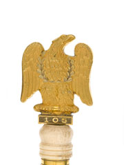 Baton presented to Captain Alexander Kennedy Clark from the officers of the 1st (or Royal) Dragoons commemorating the capture of a French eagle, 1815 (c)